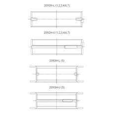 ACL Main Bearing Shell Ford 4.0L Barra (incl. turbo)