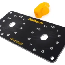 Haltech Dual Switch Panel Kit - includes Yellow knob