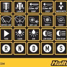 Haltech Haltech Keypad Label Set