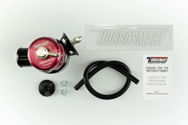 Turbosmart BOV SmartPort Dual Port Mitsubishi EVO VI-X-Red - Image 6