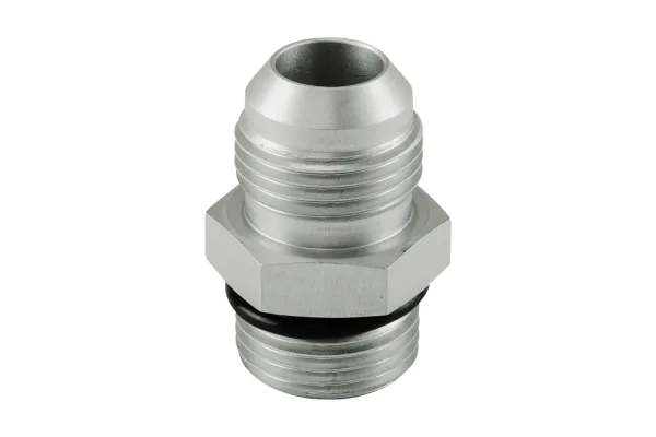 Turbosmart Fitting -10 AN Flare to -10 AN ORB Male Straight - Silver