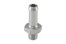 Turbosmart Fitting 10mm / 3/8" Hose End to -1/8 NPT Male Straight - Silver