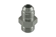 Turbosmart Fitting -6 AN Flare to -6 AN ORB Male Straight - Silver