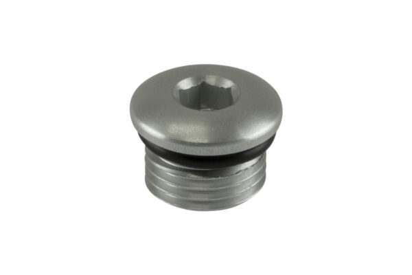 Turbosmart Fitting -6 AN ORB Blank - Silver