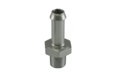 Turbosmart Fitting 8mm / 5/16" Hose End to 1/8 NPT Male Straight - Silver