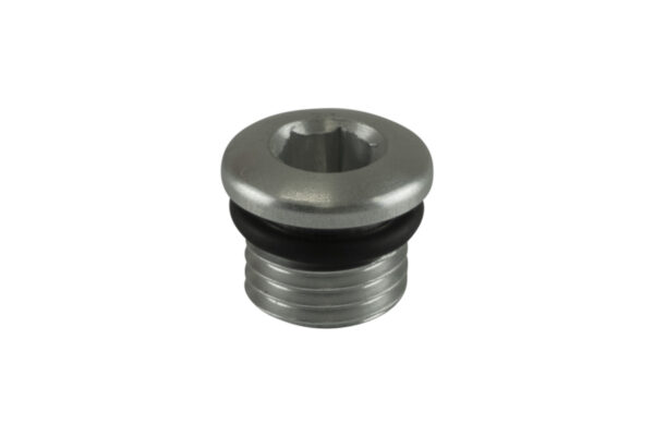 Turbosmart Fitting -4 AN ORB Blank - Silver