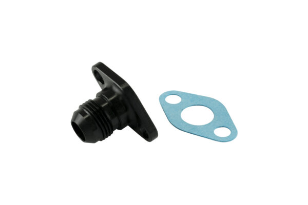 Turbosmart 38.1mm 10AN Oil Drain Black