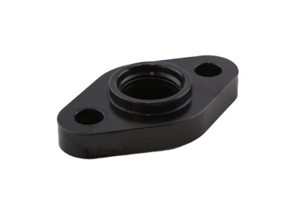 Turbosmart Billet Turbo Drain adapter with Silicon O-ring. 52.4mm mounting hole center - Large frame universal fit.