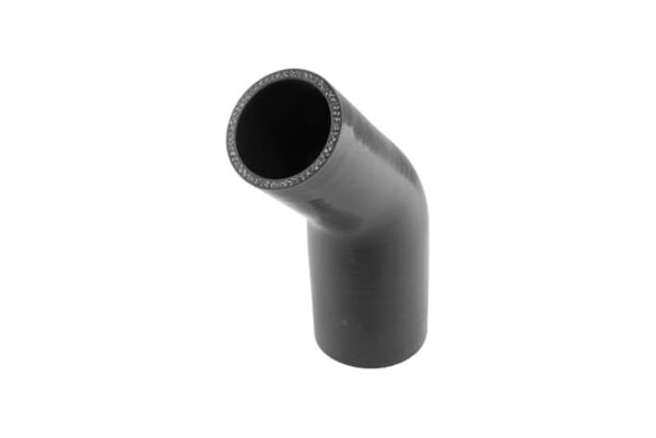 Turbosmart Silicon Hose 45 Reducer Elbow 2.00"-2.50" Black