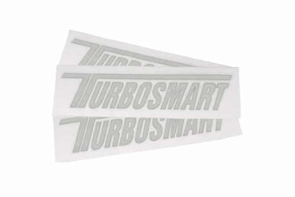 Turbosmart TS Car Decal - White 350mm x 80mm