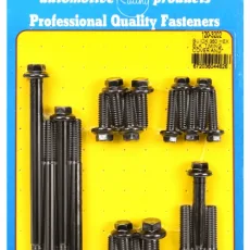 ARP Timing Cover And Waterpump Bolt Kit Buick 350 Black Hex