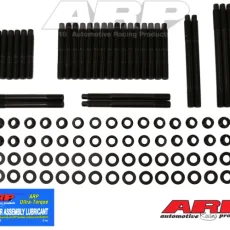 SB Chevy Rodeck alum blck w/Brod cntd valve hds 12pt hsk