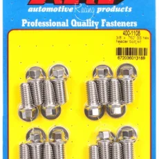 "3/8"" x .750 SS hex header bolt kit"
