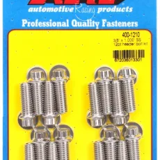 "3/8"" x 1.000 SS 12pt header bolt kit"