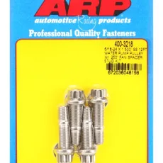 ARP 5/16-24x1.500 SS 12pt WP pulley w/ .250" fan spcr stud
