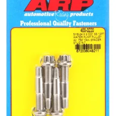 ARP 5/16-24x2.000 SS 12pt WP pulley w/ .750" fan spcr stud
