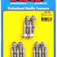 Cast alum covers SS valve cover stud kit