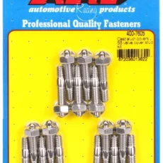 Cast alum covers SS valve cover stud kit