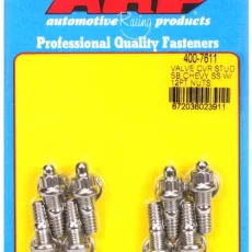 SB Chevy stamped steel covers SS 12 pt valve cover stud kit