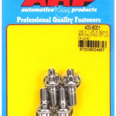M8 X 1.25 X 32mm broached stud kit - 4pcs