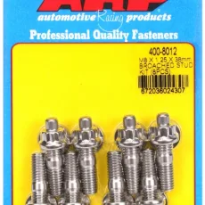 M8 X 1.25 X 38mm broached stud kit - 8pcs