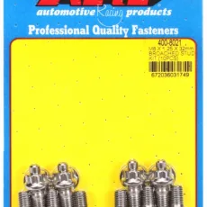 M8 X 1.25 X 32mm broached stud kit - 10pcs