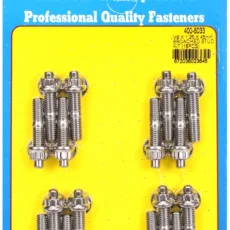 M8 X 1.25 X 45mm broached stud kit - 16pcs