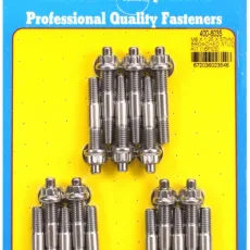 M8 X 1.25 X 57mm broached stud kit - 16pcs