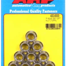 "7/16""-20 SS 12pt nut kit" (10pcs)