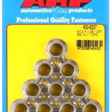 ARP M12 X 1.25 (M14 wr) SS 12pt nut kit