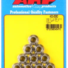 ARP M8 X 1.00 (M10 wr) SS 12pt nut kit