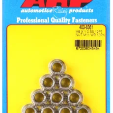 ARP M9 X 1.00 (M11 wr) SS 12pt nut kit