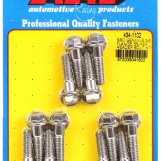 SBC GENIII/LS 3/8 FLANGE SS HEX HEADER BOLT KIT