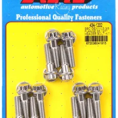 SBC GENIII/LS 3/8 FLANGE SS 12PT HEADER BOLT KIT