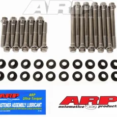 SB Ford w/W heads. SS hex head bolt kit