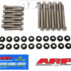 SB Ford w/W heads. SS 12pt head bolt kit