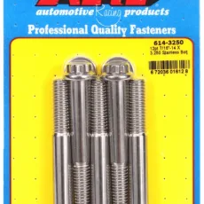 "7/16""-14 X 3.250 12pt 1/2 wrenching SS bolts" (5pcs)
