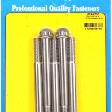 "7/16""-14 X 4.750 12pt 1/2 wrenching SS bolts" (5pcs)