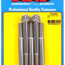 "3/8""-16 x 3.500 12pt 7/16 wrenching SS bolts" (5pcs)