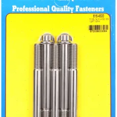 "7/16""-14 X 4.500 12pt SS bolts" (5pcs)
