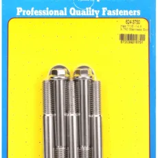 "7/16""-14 X 3.750 hex 1/2 wrenching SS bolts" (5pcs)