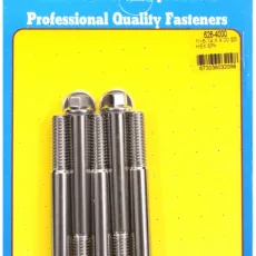 "7/16""-14 X 4.000 hex SS bolts" (5pcs)