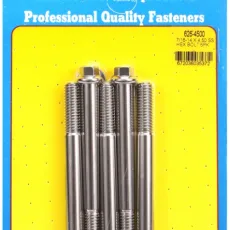 "7/16""-14 X 4.500 hex SS bolts" (5pcs)