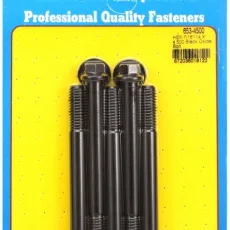"7/16""-14 X 4.500 hex black oxide bolts" (5pcs)