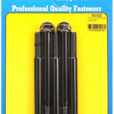 "7/16""-14 X 5.000 hex 1/2 wrenching black oxide bolts" 5pcs
