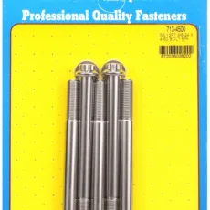 "3/8""-24 x 4.500 12pt SS bolts" (5pcs)