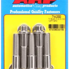 "7/16""-20 x 2.000 12pt SS bolts" (5pcs)