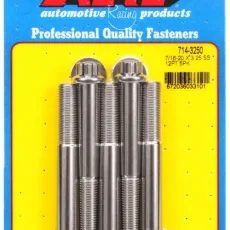 "7/16""-20 x 3.250 12pt SS bolts" (5pcs)