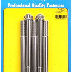 "7/16""-20 x 5.000 12pt SS bolts" (5pcs)