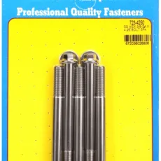 "3/8""-24 x 4.250 hex SS bolts" (5pcs)